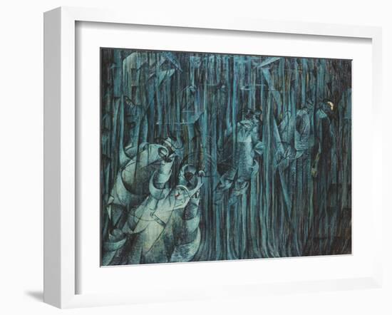 States of Mind: Those Who Stay, 1911-Umberto Boccioni-Framed Giclee Print