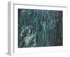 States of Mind: Those Who Stay, 1911-Umberto Boccioni-Framed Giclee Print