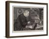 Statesman and Naval Expert, Lord Brassey on Board His Yacht-Sydney Prior Hall-Framed Giclee Print