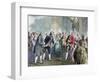 Statesman and Scientist. Franklin at Louis Xvi and Marie Antoinette, Paris, France-Prisma Archivo-Framed Photographic Print