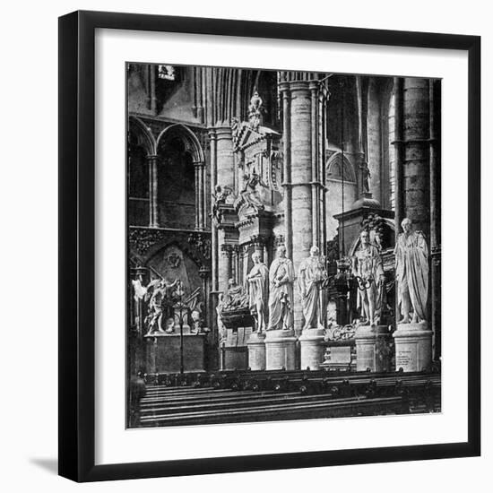 Statesman's Corner, Westminster Abbey, London, Early 20th Century-null-Framed Giclee Print