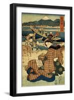 Station 29, Mitsuke (From the Series the Beauties of Tokaido), C1830-C1835-Ikeda Eisen-Framed Giclee Print