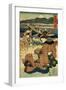 Station 29, Mitsuke (From the Series the Beauties of Tokaido), C1830-C1835-Ikeda Eisen-Framed Giclee Print