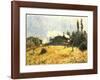 Station at Sevres-Alfred Sisley-Framed Art Print