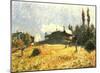 Station at Sevres-Alfred Sisley-Mounted Art Print