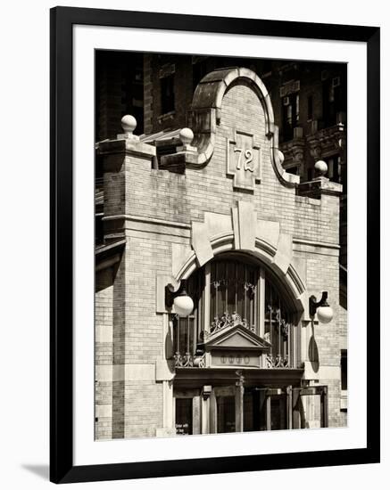 Station Entrance of 72nd Street, IRT Broadway Subway Station, Upper West Side, Manhattan, New York-Philippe Hugonnard-Framed Photographic Print