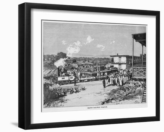 Station in Mali-A Slom-Framed Art Print