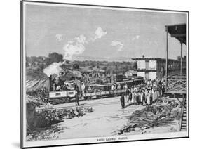 Station in Mali-A Slom-Mounted Art Print