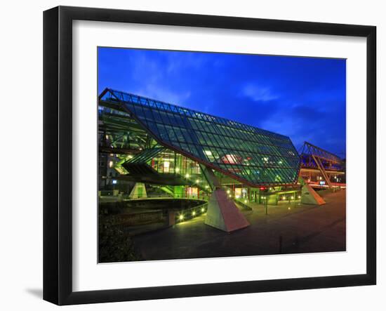 Station of Overhead Railway, Wuppertal, North Rhine-Westphalia, Germany, Europe-Hans Peter Merten-Framed Photographic Print