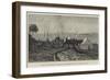 Station of the Expedition for Observing the Total Eclipse of the Sun, at Sohag, on the Nile-null-Framed Giclee Print