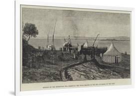 Station of the Expedition for Observing the Total Eclipse of the Sun, at Sohag, on the Nile-null-Framed Giclee Print