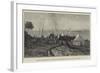 Station of the Expedition for Observing the Total Eclipse of the Sun, at Sohag, on the Nile-null-Framed Giclee Print