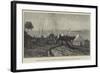 Station of the Expedition for Observing the Total Eclipse of the Sun, at Sohag, on the Nile-null-Framed Giclee Print