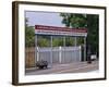 Station Sign at Llanfairpwllgwyngyllgo-Gerychwyrndrobwllllantysiliogogogoch-Nigel Blythe-Framed Photographic Print