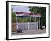 Station Sign at Llanfairpwllgwyngyllgo-Gerychwyrndrobwllllantysiliogogogoch-Nigel Blythe-Framed Photographic Print