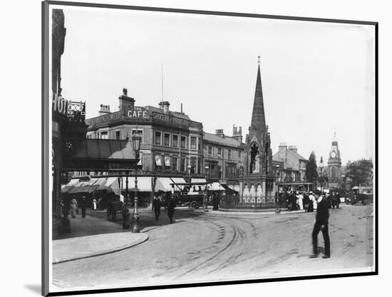 Station Square Harrogate North Yorkshire-null-Mounted Photographic Print