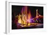 Station Square Night Scenic, Pittsburgh-George Oze-Framed Photographic Print