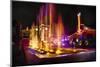Station Square Night Scenic, Pittsburgh-George Oze-Mounted Photographic Print
