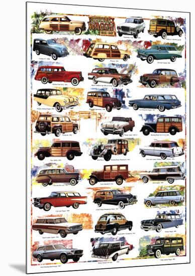 Station Wagons, 1932-1967-null-Mounted Poster