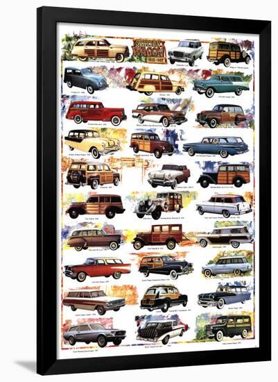 Station Wagons, 1932-1967-null-Framed Poster