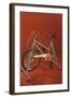 Stationary Bike, Retro-null-Framed Art Print