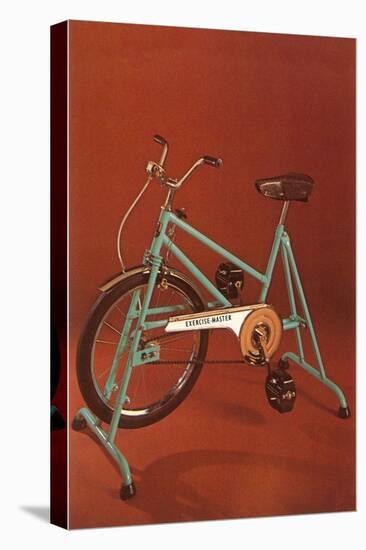 Stationary Bike, Retro-null-Stretched Canvas