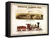 Stationary Locomotives and Tools-null-Framed Stretched Canvas