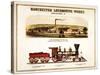 Stationary Locomotives and Tools-null-Stretched Canvas