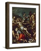 Stations of Cross, Crucifixion-Paolo Gamba Di Ripabottoni-Framed Giclee Print