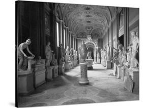 Statuary Gallery at the Vatican Museum-null-Stretched Canvas