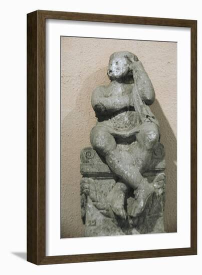 Statue, 3rd Century BC, Byllis, Albania, Tirana, National Archaeological Museum, Inside-null-Framed Giclee Print