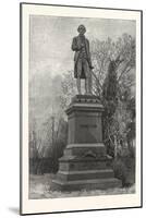 Statue Alexander Hamilton, Central Park, USA, America, United States, American, 1880-null-Mounted Giclee Print