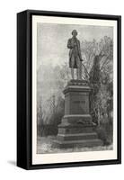 Statue Alexander Hamilton, Central Park, USA, America, United States, American, 1880-null-Framed Stretched Canvas