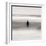 Statue Alone on Beach-Craig Roberts-Framed Photographic Print