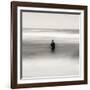 Statue Alone on Beach-Craig Roberts-Framed Photographic Print