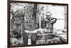 Statue and Fountain, Crans-Montana, Switzerland, 2009-Vincent Alexander Booth-Framed Giclee Print