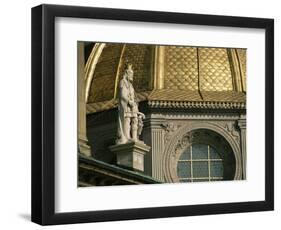 Statue and Golden Dome, Wawel Cathedral, Krakow, Unesco World Heritage Site, Poland-Jean Brooks-Framed Photographic Print