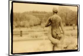 Statue and serpent, Luxembourg Gardens, Paris-Theo Westenberger-Mounted Photographic Print