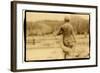 Statue and serpent, Luxembourg Gardens, Paris-Theo Westenberger-Framed Photographic Print