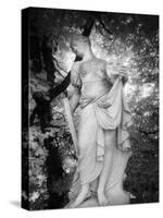 Statue at Baroque Garden, Heidenau, Germany-Simon Marsden-Stretched Canvas