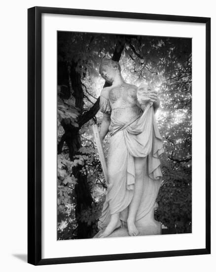 Statue at Baroque Garden, Heidenau, Germany-Simon Marsden-Framed Giclee Print