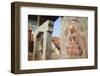 Statue at Bhagwati Shiva Temple, Dhulikhel, Kathmandu Valley, Nepal, Asia-Ian Trower-Framed Photographic Print