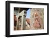 Statue at Bhagwati Shiva Temple, Dhulikhel, Kathmandu Valley, Nepal, Asia-Ian Trower-Framed Photographic Print