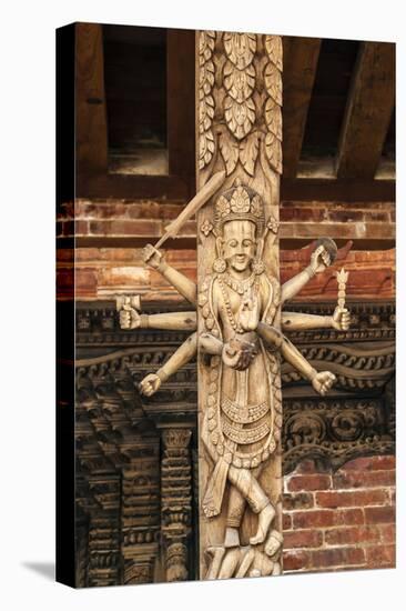 Statue at Bhaktapur, Kathmandu, Nepal.-Lee Klopfer-Stretched Canvas