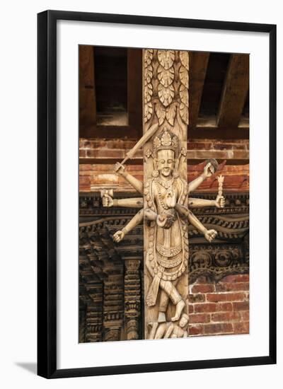 Statue at Bhaktapur, Kathmandu, Nepal.-Lee Klopfer-Framed Photographic Print