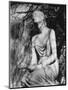 Statue at Brompton Cemetery, London, England-Simon Marsden-Mounted Premium Giclee Print