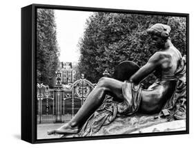 Statue at Buckingham Palace - London - UK - England - United Kingdom - Europe-Philippe Hugonnard-Framed Stretched Canvas