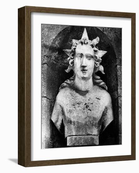 Statue at Chateau Raray, Picardy, France-Simon Marsden-Framed Giclee Print