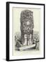 Statue at Copan-null-Framed Giclee Print