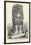 Statue at Copan-null-Framed Giclee Print